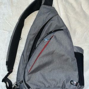 Grey Over the Shoulder Bag